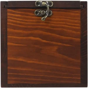 wooden-pet-keepsake-box-with-photo-frame-for-dogs-or-cats (2) The detailed image of the pet keepsake box's lock