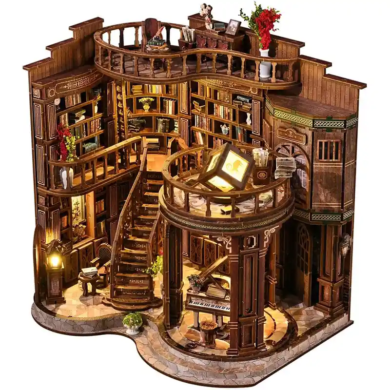 a-miniature-house-kit-of-dreamy-book-hall A miniature house kit of a dreamy book hall