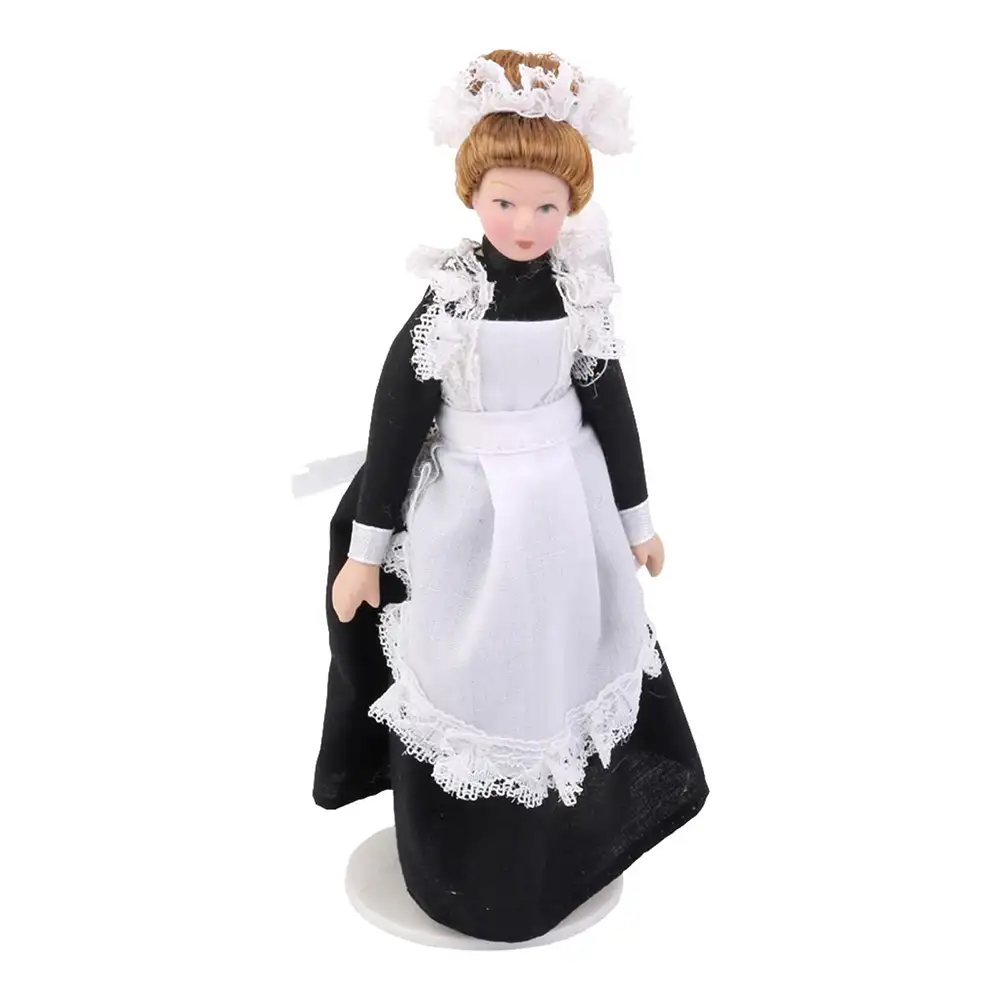 a-porcelain-maid-in-black-dress A porcelain maid in black dress