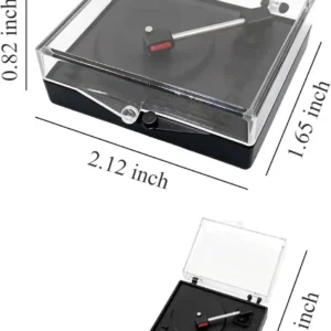 mini-record-player-with-size 1:12 Scale Mini Record Player with size