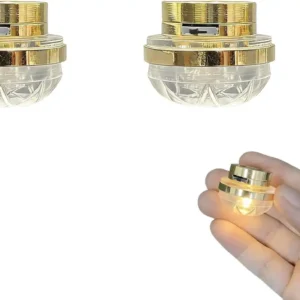 miniature-dollhouse-ceiling-lights-2pcs 2 pcs 1:12 Scale Miniature Dollhouse Ceiling Lights
