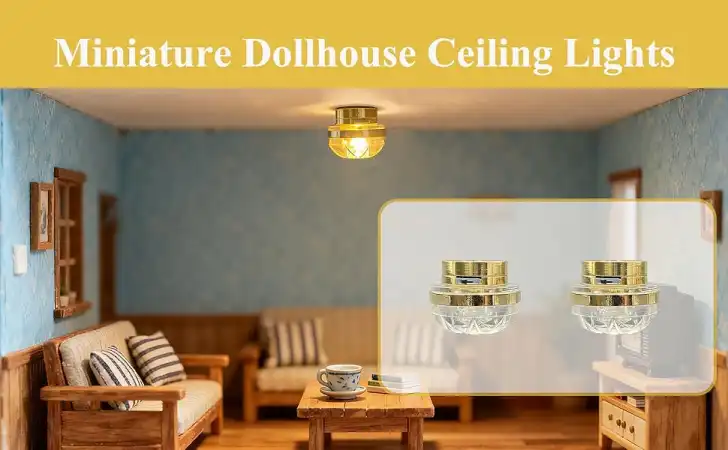 Miniature Dollhouse Ceiling Light