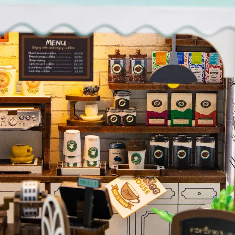 the-detailde-image-of-the-miniature-coffee-shop-2 The detailed image of the mini coffee shop-2