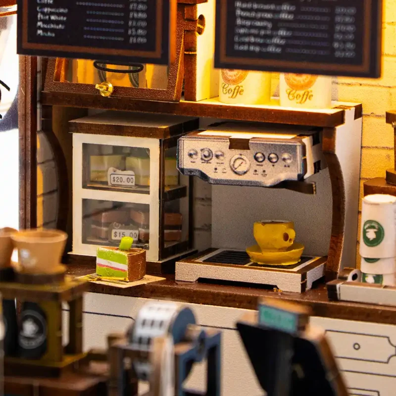 the-detailed-image-of-the-miniature-coffee-shop-1 The detailed image of the miniature coffee shop-1