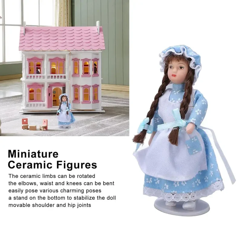 the-detailed-information-of-the-dollhouse-maid-girl The introduction of the miniature ceramic dollhouse maid girl